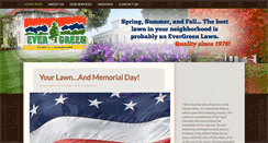 Desktop Screenshot of ever-greenlawncare.com